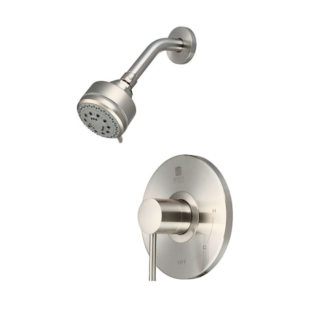 Pioneer Industries 1-Handle Shower Trim Set, Brushed Nickel, Wall T-4MT300-BN